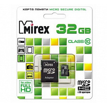   microSDHC+SD Mirex 32 Gb Class 10
