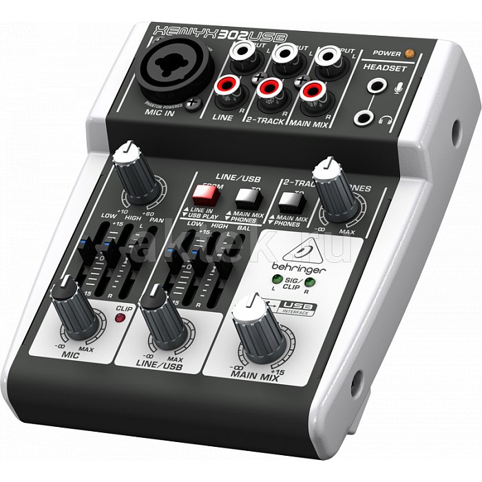 Микшерный пульт Behringer 302USB 2