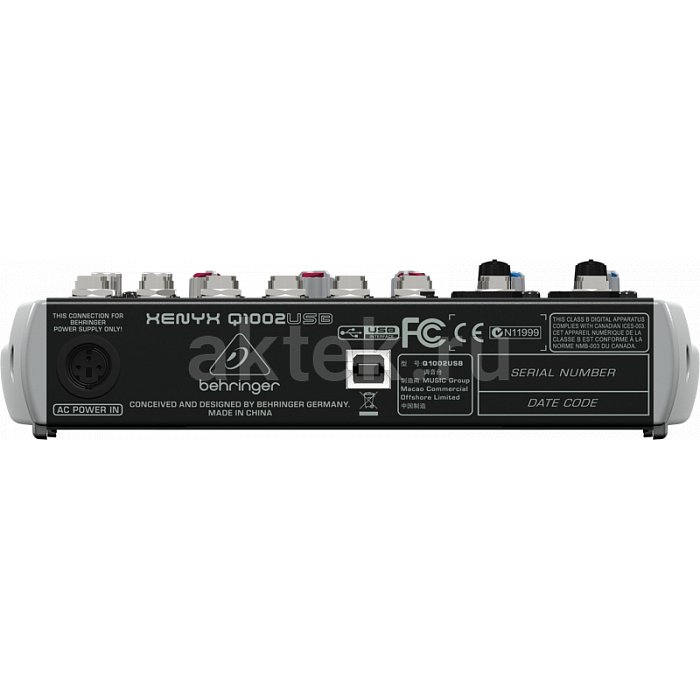 Микшерный пульт Behringer Q1002USB 3