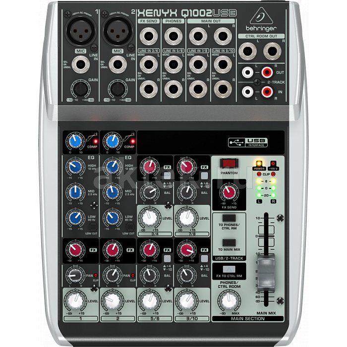 Микшерный пульт Behringer Q1002USB