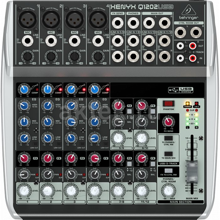 Микшерный пульт Behringer Xenyx Q1202USB