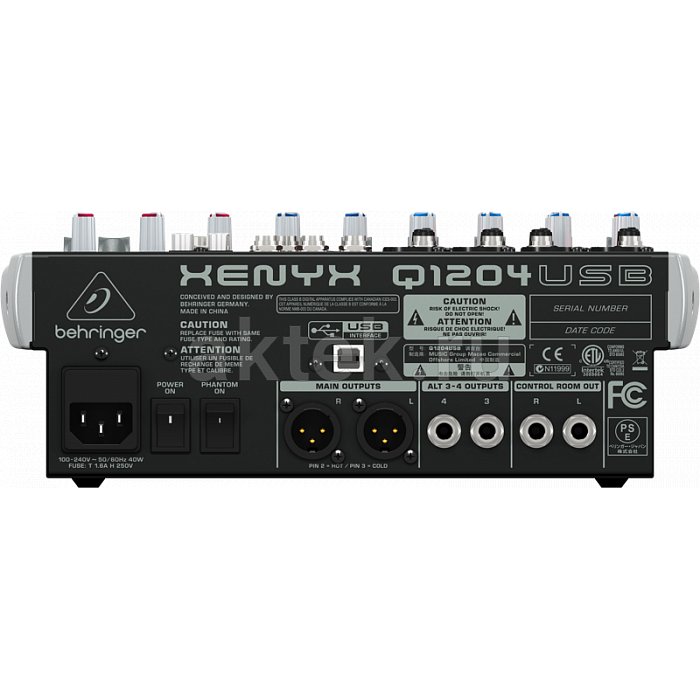 Микшерный пульт Behringer Q1204USB 3