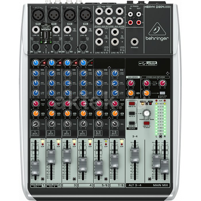 Микшерный пульт Behringer Q1204USB
