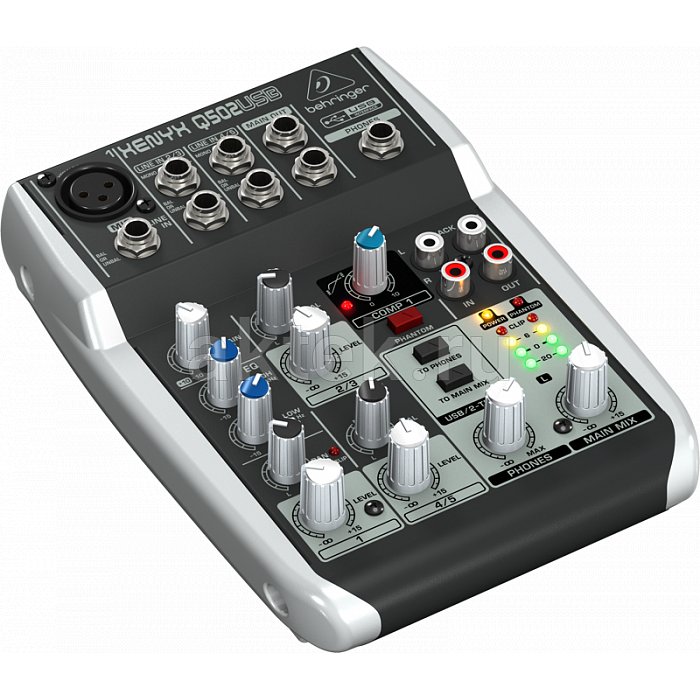 Микшерный пульт Behringer Q502USB 2