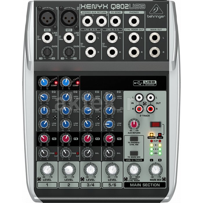 Микшерный пульт Behringer Xenyx Q802USB
