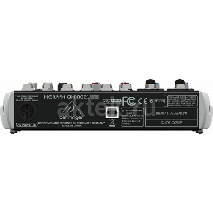 Микшерный пульт Behringer QX1002USB 3