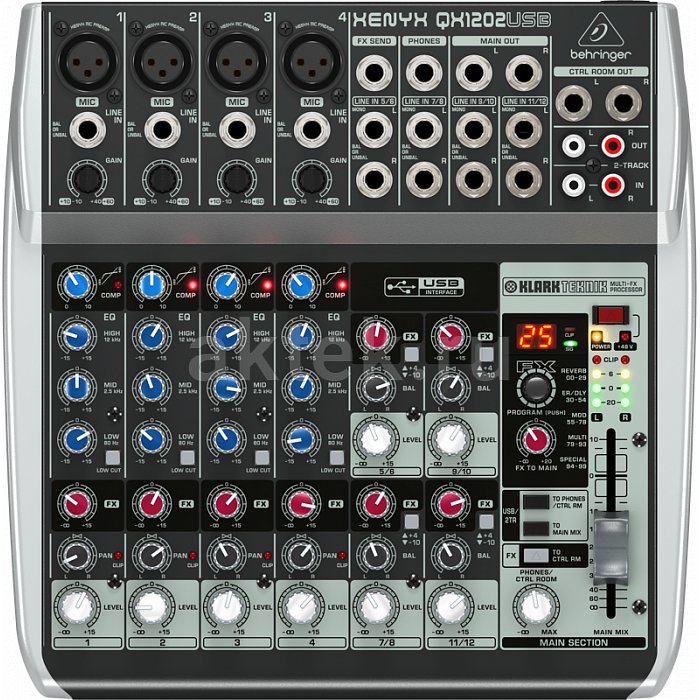 Микшерный пульт Behringer Xenyx QX1202USB