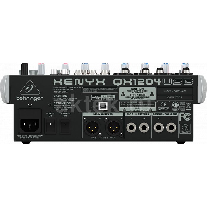 Микшерный пульт Behringer QX1204USB 3