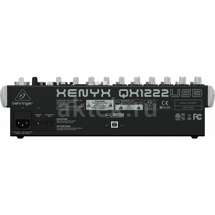 Микшерный пульт Behringer Xenyx QX1222USB 3