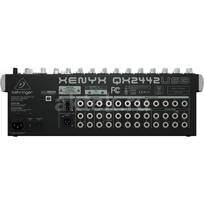 Микшерный пульт Behringer Xenyx QX2442USB 3