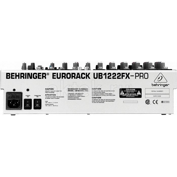Микшерный пульт Behringer UB1222FX-PRO 3