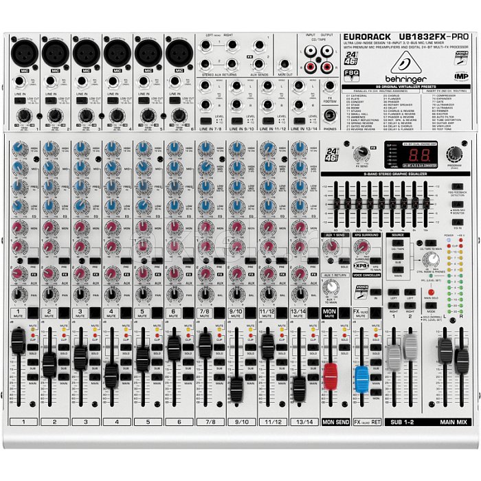 Микшерный пульт Behringer UB1832FX-PRO