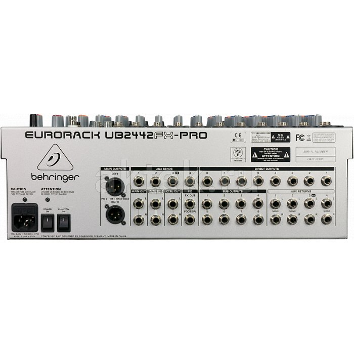 Микшерный пульт Behringer UB2442FX-PRO 3
