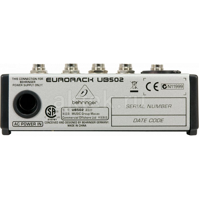 Микшерный пульт Behringer UB502 3