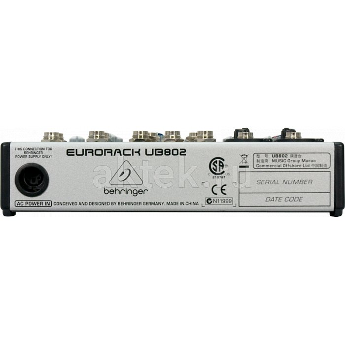 Микшерный пульт Behringer UB802 3