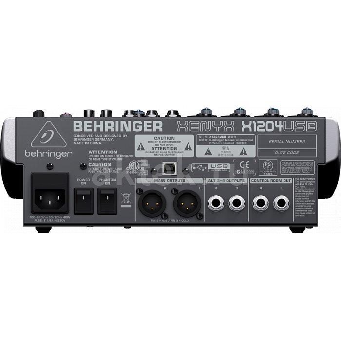 Микшерный пульт Behringer X1204USB 3