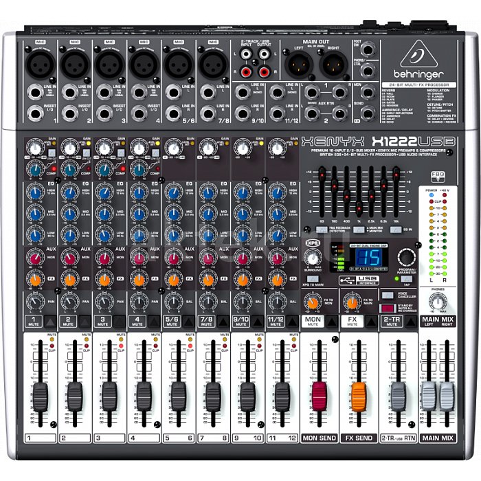 Микшерный пульт Behringer X1222USB