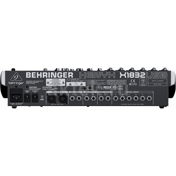 Микшерный пульт Behringer X1832USB 3