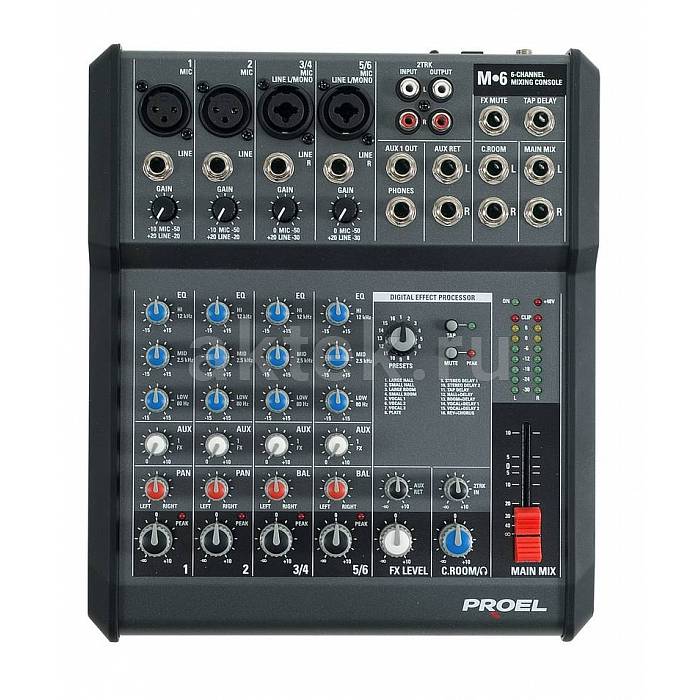 Микшерный пульт Proel M6 2