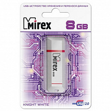 Флешка USB Mirex Knight 8 Гб White 3