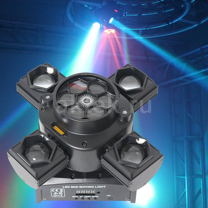 Вращающаяся голова с комбинированным эффектом SkyDisco MH30 mini 2