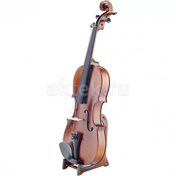 K&M 15550-000-98 витринная стойка для укулеле и скрипки 4