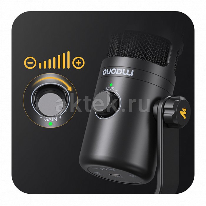 Maono PD100U, динамический USB микрофон, частота дискретизации 192 кГц 2