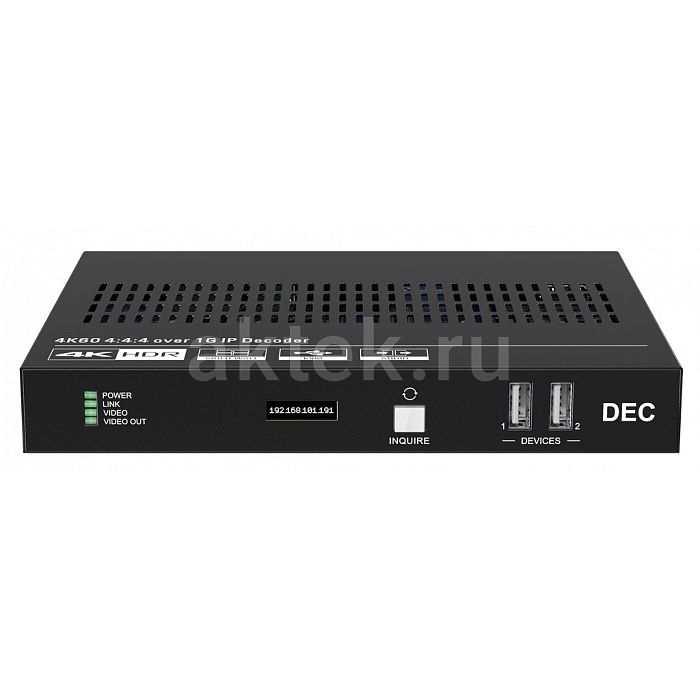 Digis EX-IP100R-1G приёмник, 4K, до 100 м, для цифровой AV-коммутации 5