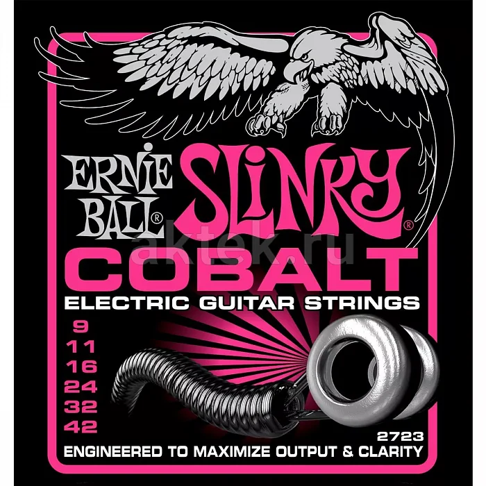 Ernie Ball 2723 комплект струн электрогитары, 9–42