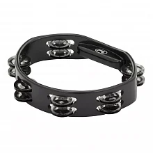 Pearl PTM-09BK ручной двухрядный тамбурин, 12 пар бубенцов