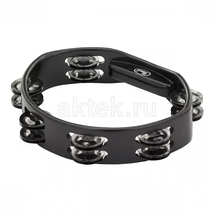 Pearl PTM-09BK ручной двухрядный тамбурин, 12 пар бубенцов