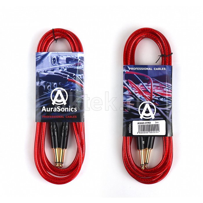 AuraSonics J63J63-3TRD гитарный кабель Jack TS 6,3 мм - Jack TS 6,3 мм