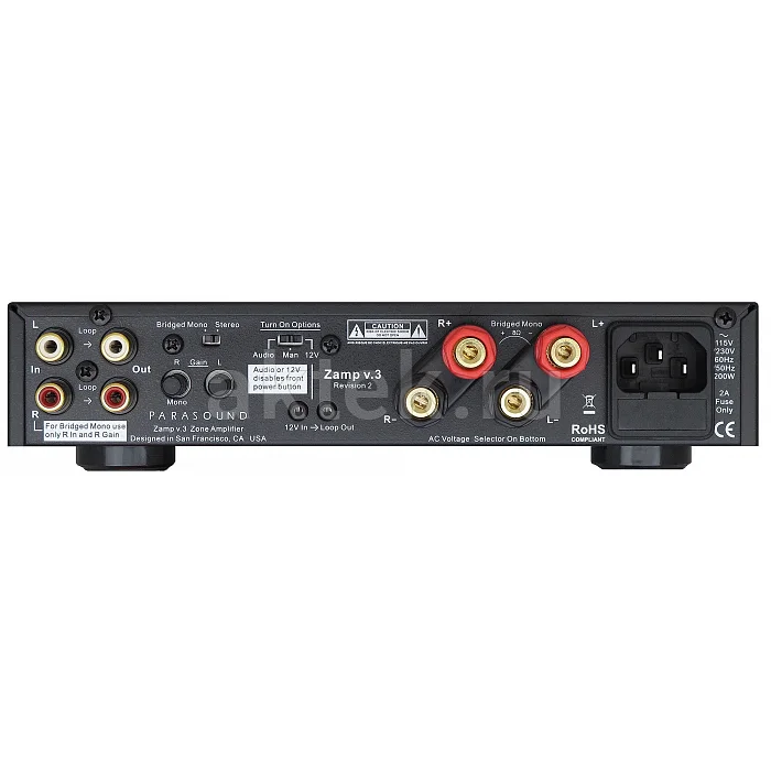 Усилитель мощности Parasound Zamp V3 black 2