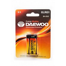 Батарейка DAEWOO ENERGY Alkaline 6LR61
