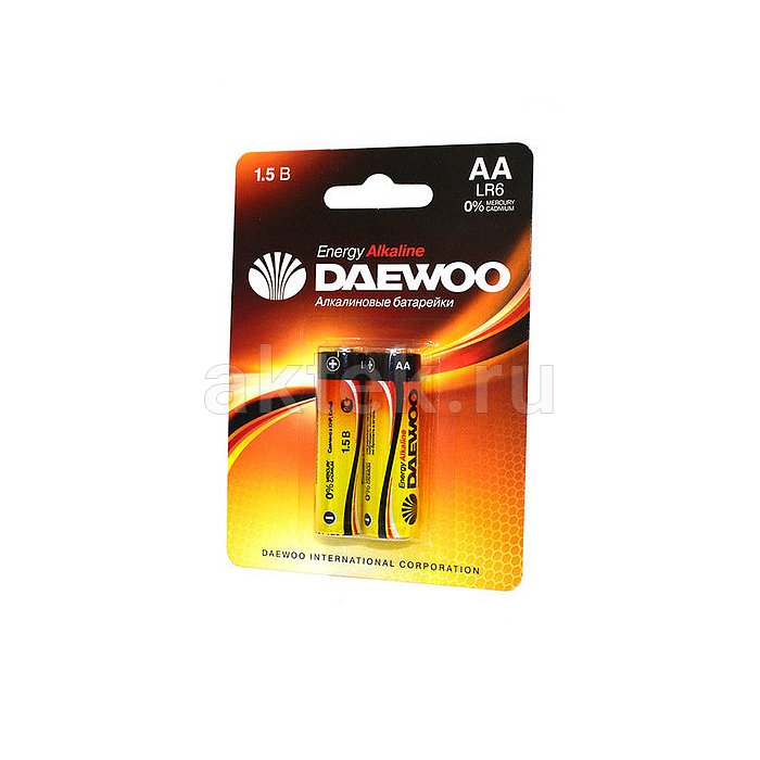 Батарейка АА DAEWOO ENERGY Alkaline LR6EA 2