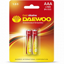 Батарейка ААА DAEWOO GOLD Alkaline LR03GA-2B