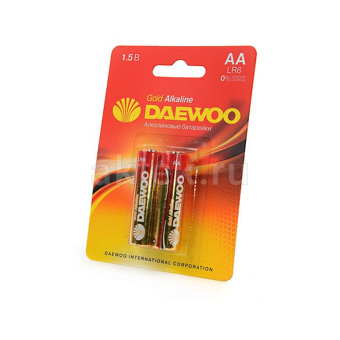 Батарейка АА DAEWOO GOLD Alkaline LR6GA 2