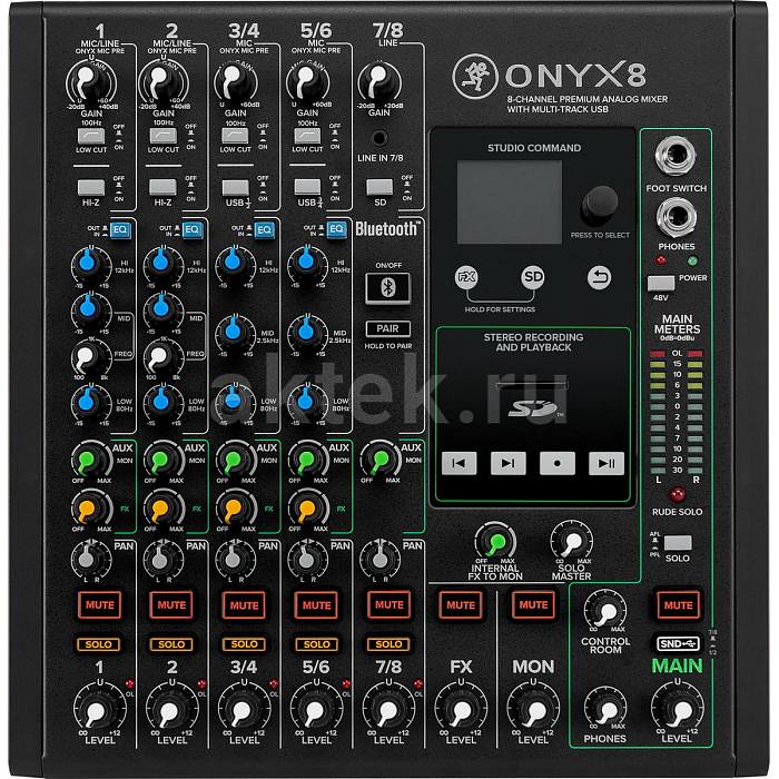 8-канальный микшер с поканальной записью MACKIE ONYX8 2