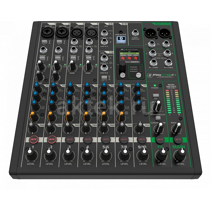 10-канальный микшер с процессором эффектов MACKIE ProFX10v3+