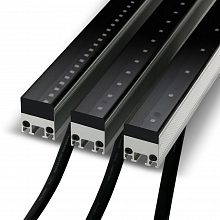 Линейный светильник Martin Exterior PixLine 10 RGB, 1280mm, Square Diffused Front 2