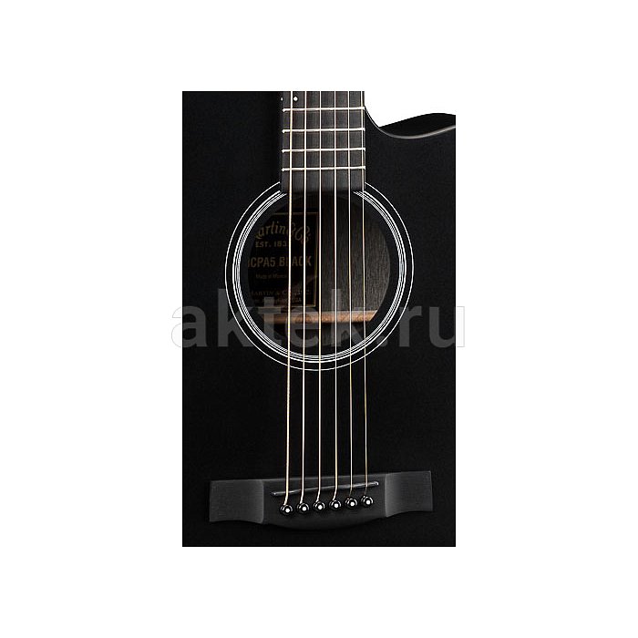 Электроакустическая гитара Martin OMCPA5 Black 5