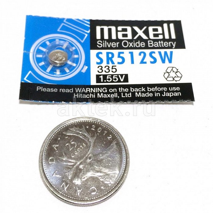 Батарейка таблетка MAXELL 335 5