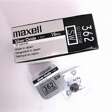 Часовая батарейка MAXELL 362 1 шт 2