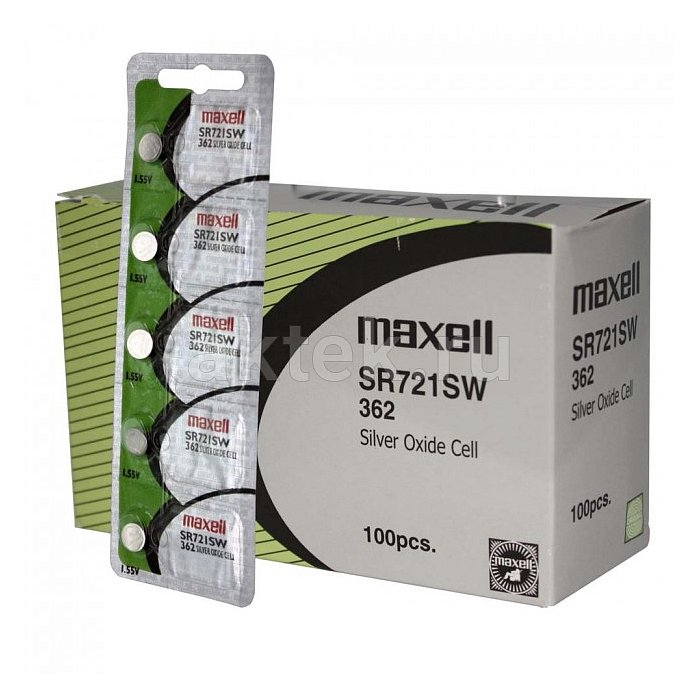 Часовая батарейка MAXELL 362 1 шт 8