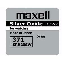 Часовая батарейка MAXELL 371 3