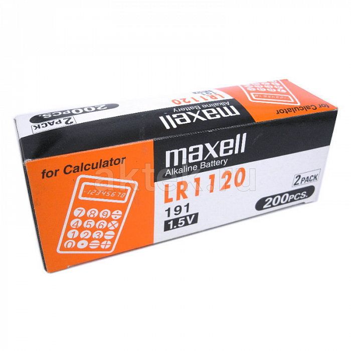 Дисковая батарейка MAXELL LR1120 3