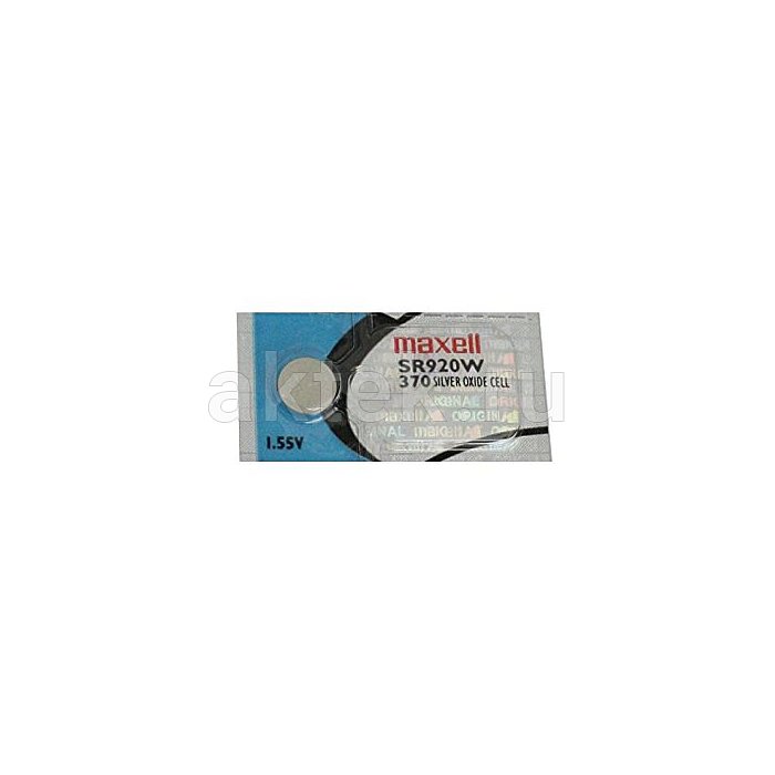 Часовая батарейка MAXELL SR920W 370 2