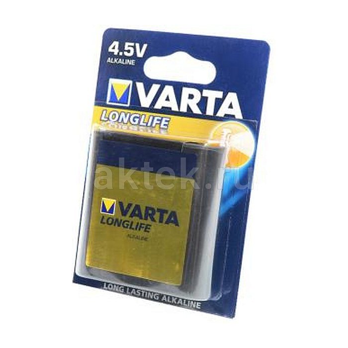 Батарейка квадратная 3LR12 VARTA LONGLIFE 4112 2