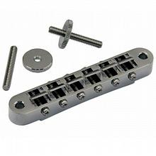 Gotoh GE103B-CK гитарный бридж Tune-O-Matic, чёрный хром