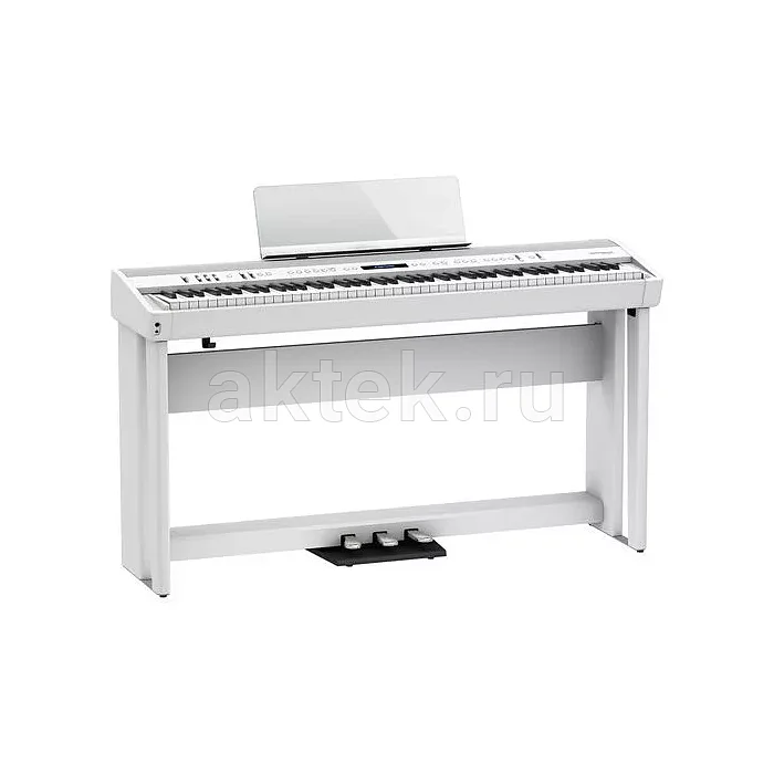 Roland FP-90X-WH цифровое пианино, белый, 88 клавиш, 256 голосов, Bluetooth 4